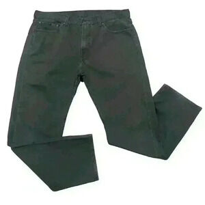 Levis 505 Straight Regular Fit Gray Denim Jeans Mens Sz 38x32(Act31”) Grunge Dad